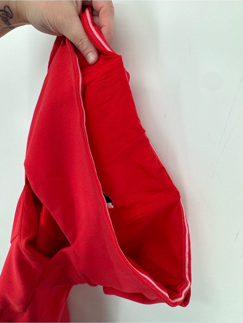 DO+BE Red Bow Strapless Jumpsuit Wide Leg Cocktail Holiday Party Size Small - Picture 13 of 13